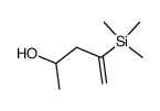 4-(trimethylsilyl)pent-4-en-2-ol结构式
