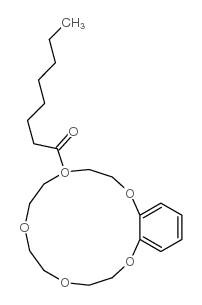 4-octanoylbenzo-15-crown-5结构式