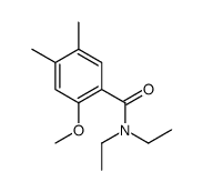 N,N-diethyl-2-methoxy-4,5-dimethylbenzamide结构式