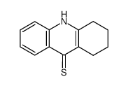 1,2,3,4-tetrahydroacridine-9(10H)-thione Structure