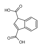 1H-indene-1,3-dicarboxylic acid Structure