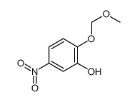 2-(甲氧基甲氧基)-5-硝基苯酚结构式