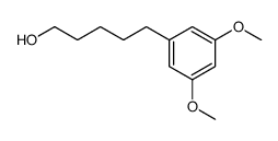 1,3-dimethoxy-5-(5-hydroxypentyl)benzene Structure