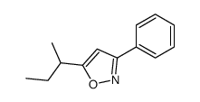 5-butan-2-yl-3-phenyl-1,2-oxazole Structure
