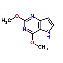 2,4-Dimethoxy-5H-pyrrolo[3,2-d]pyrimidine structure