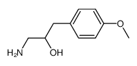 1-amino-3-(4-methoxy-phenyl)-propan-2-ol Structure