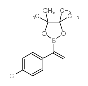 1-(4-氯苯基)乙烯基硼酸,频哪醇酯结构式