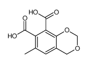 6-methyl-4H-benzo[1,3]dioxin-7,8-dicarboxylic acid Structure