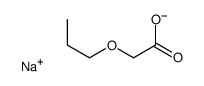 sodium,2-propoxyacetate Structure