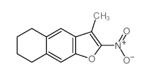 2-Nitro-3-methyl-5,6,7,8-tetrahydronaphtho(2,3-b)furan structure