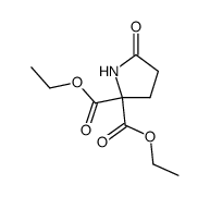5,5-dicarbethoxy-2-pyrrolidinone Structure