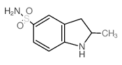 2-METHYL-2,3-DIHYDRO-1H-INDOLE-5-SULFONIC ACID AMIDE Structure