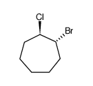 (1R,2R)-1-bromo-2-chlorocycloheptane结构式