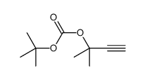 tert-butyl 2-methylbut-3-yn-2-yl carbonate Structure