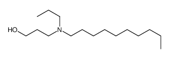 3-[decyl(propyl)amino]propan-1-ol结构式