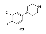 1-(3,4-DICHLOROPHENYL)PIPERAZINEHYDROCHLORIDE结构式