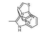 3-[(2-methyl-1H-indol-3-yl)methyl]-[1,2,4]triazolo[3,4-b][1,3,4]thiadiazole结构式