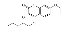 ethyl 2-(7-ethoxy-2-oxochromen-4-yl)oxyacetate Structure