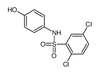 2,5-dichloro-N-(4-hydroxyphenyl)benzenesulfonamide结构式