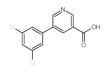5-(3,5-Dichlorophenyl)nicotinic acid structure