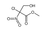 methyl 2-chloro-3-hydroxy-2-nitropropanoate结构式