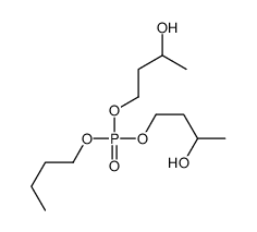 butyl bis(3-hydroxybutyl) phosphate Structure