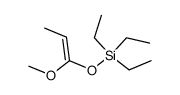(E)-1-methoxy-1-(triethylsiloxy)propene Structure