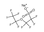 sodium 5-iodo-3-oxaoctafluoropentanesulfonate结构式