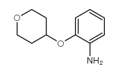 2-(TETRAHYDRO-2H-PYRAN-4-YLOXY)ANILINE structure