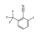 2-iodo-6-(trifluoromethyl)benzonitrile structure