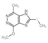 2-methoxy-5-methyl-8-methylsulfanyl-3,4,7,9-tetrazabicyclo[4.3.0]nona-1,3,5,7-tetraene picture