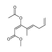 methyl 3-acetyloxy-4-methylocta-2,4,7-trienoate Structure