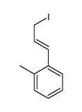 1-(3-iodoprop-1-enyl)-2-methylbenzene Structure
