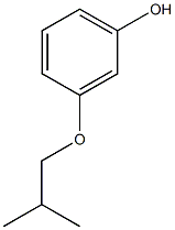 3-(2-甲基丙氧基)苯酚结构式