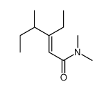 3-ethyl-N,N,4-trimethylhex-2-enamide Structure