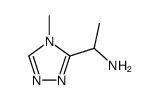 (R/S)-1-(4-methyl-4H-1,2,4-triazol-3-yl)ethanamine Structure