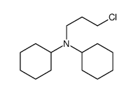 N-(3-CHLOROPROPYL)-N-CYCLOHEXYLCYCLOHEXANAMINE Structure