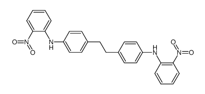 4,4'-(ethane-1,2-diyl)bis(N-(2-nitrophenyl)aniline) Structure