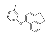 5-(3-methylphenoxy)-1,2-dihydroacenaphthylene结构式