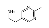 2-(2-methylpyrimidin-5-yl)ethanamine Structure