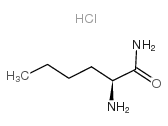 H-Nle-NH2.HCl structure