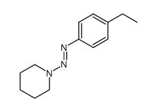 1-((4-ethylphenyl)diazenyl)piperidine结构式