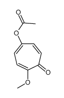 (4-methoxy-5-oxocyclohepta-1,3,6-trien-1-yl) acetate结构式