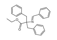 ethyl 2-benzyl-2-(benzylideneamino)-3-phenylpropanoate Structure