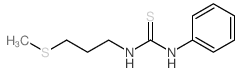 1-(3-(METHYLTHIO)PROPYL)-3-PHENYLTHIOUREA Structure