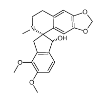 rel-(13S,14S)-9,10-dimethoxy-2,3-methylenedioxyochotensan-13-ol Structure