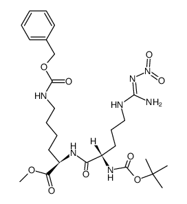 Boc-Arg(NO2)-D-Lys(Z)-OMe Structure