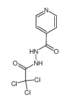 N-isonicotinoyl-N'-trichloroacetyl-hydrazine Structure