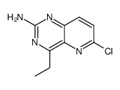 6-chloro-4-ethyl-pyrido[3,2-d]pyrimidin-2-ylamine Structure