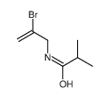 N-(2-bromoprop-2-enyl)-2-methylpropanamide结构式